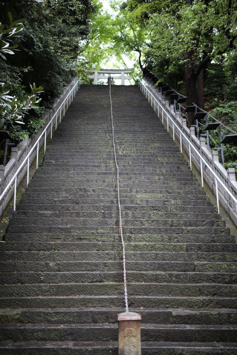 4月下旬、冷たい雨上がりの都心散歩