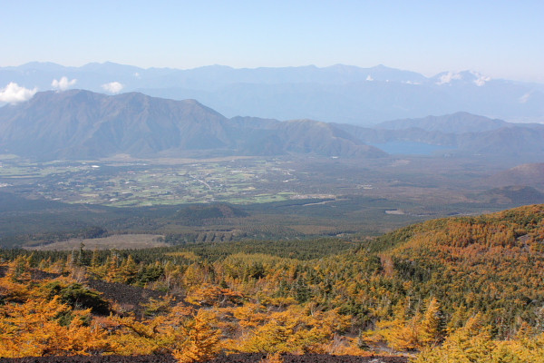 10月中旬の五合目より